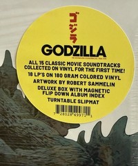 Godzilla Showa Era Soundtracks 18LP Vinyl Box Set Waxwork Sealed Mint OOP