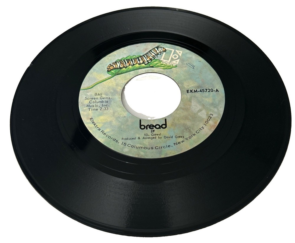 Bread – If/ Take Comfort – Elektra 45 RPM Record (box29)
