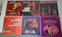 Lot of 6 Vintage Vinyl Records LPs Assorted Titles Used Read Description