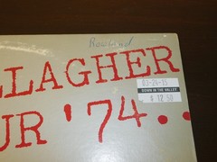 RORY GALLAGHER Irish Tour ’74 1974 Vinyl Double LP Record PD2-9501