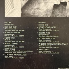 The Who A Quick One (Happy Jack) / The Who Sell Out Vinyl 2 LP MCA MCA2-4067