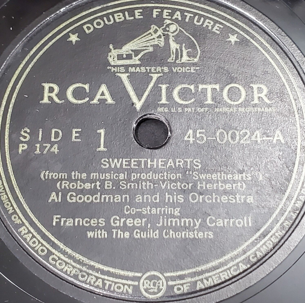 78 RPM Record 1947 AL GOODMAN and Orchestra RCA VICTOR 45-0024 VG