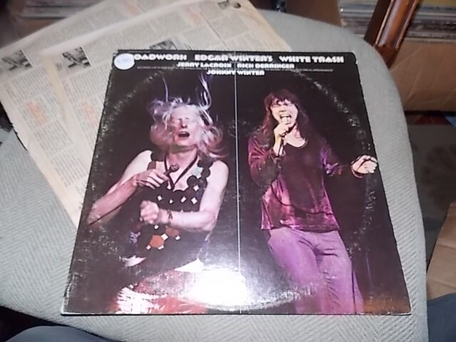 EDGAR WINTERS WHITE TRASH ROADWORK LP KEG 31249 VG/EX