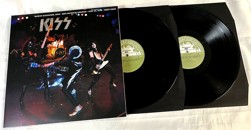 KISS Live In Davenport Iowa – 2LP Vinyl DTK 50th Anniv Box Set 180G 1975 Ace New