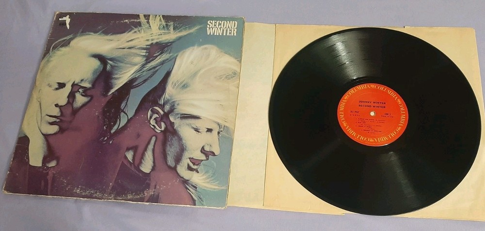 Johnny Winter Second Winter 2 LP set Columbia KCS 9947 solid vg