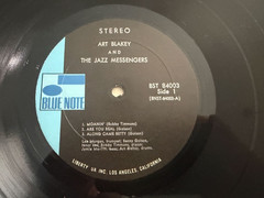 Art Blakey & Jazz Messengers Blue Note 84003 LP “Moanin” Lee Morgan RVG VG++