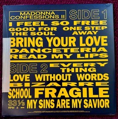MADONNA CONFESSIONS RECORD MILKY VINYL SEALED SPOTIFY ONLY 5000 PROMO HYPE MINT