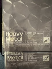 NUMBERED Cameron Winter Heavy Metal SPLATTER vinyl /1000 blood records singles