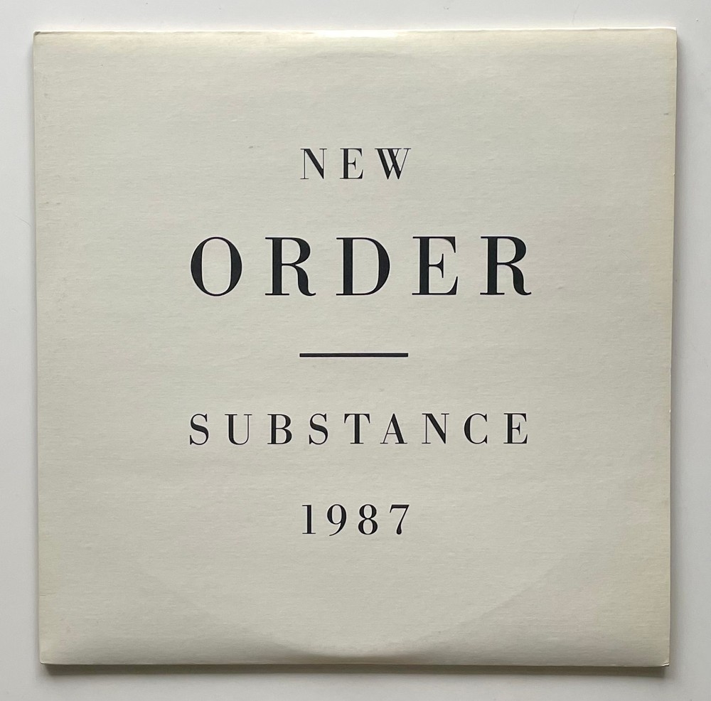ORIGINAL Vtg 1987 NEW ORDER Album SUBSTANCE Record 1ST PRESS 2Lp VINYL is MINT!!