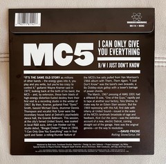 MC5 – I Can Only Give You Everything US 7″ Single RSD MH-114 NM / NM