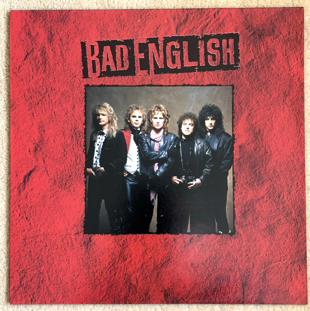 BAD ENGLISH – Self-titled debut album (1989) Vinyl LP Record. NEAR MINT