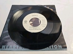 Cinderella Heartbreak Station 1991 7″ 45rpm Vinyl Single With Picture Sleeve Ger