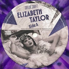 TAYLOR SWIFT – ELIZABETH TAYLOR (Violet With Glitter 7″ VINYL. SINGLE. 45RPM.)