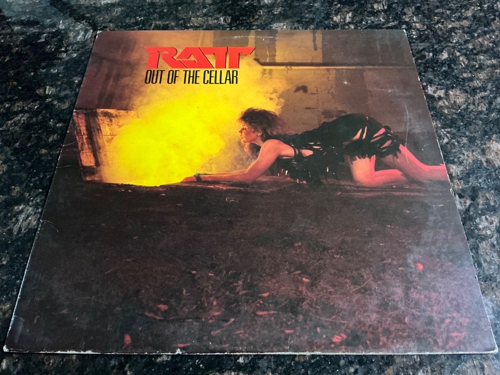 #55 Ratt Out Of The Cellar Vinyl LP 1984 Original Atlantic 80143-1 Hard Rock VG