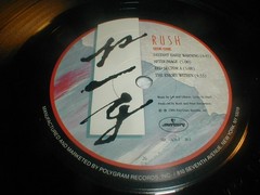 RUSH Grace Under Pressure PolyGram LP 1984 Canadian Classic Prog Rock Masterdisk