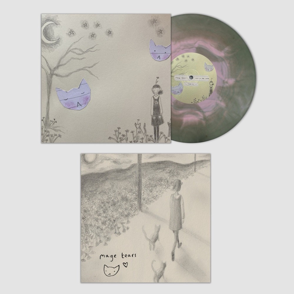 SIGNED Mage Tears – Cats In The Cold Pink Burch Moss Vertigo Vinyl VV IN HAND✅