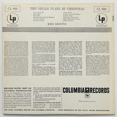 Ken Griffin – The Organ Plays At Christmas – 1963 Vinyl LP Columbia CL 692 Mono