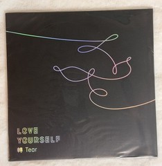 BTS *Love Yourself Tear* NM White Vinyl LP Booklet Stickers Photo Cards Postcard