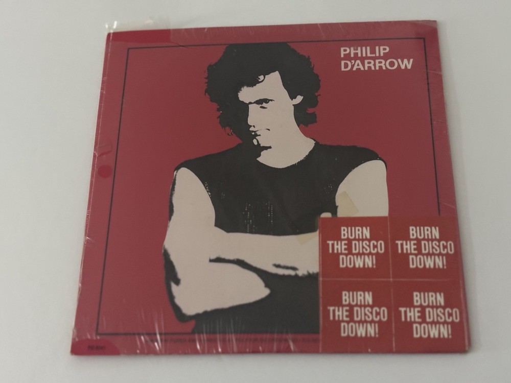 Philip D’Arrow Burn The Disco Down Vinyl 7″ 45 RPM 1979 Polydor PD2041 NEW