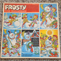 Tinkerbell Stereo Frosty the Snowman 12″ Vinyl LP 33 RPM Caroleer SX 1728