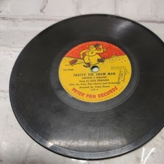 Frosty the Snowman Peter Pan Records Vintage 1950’s 78RPM Dick Edwards L-30A