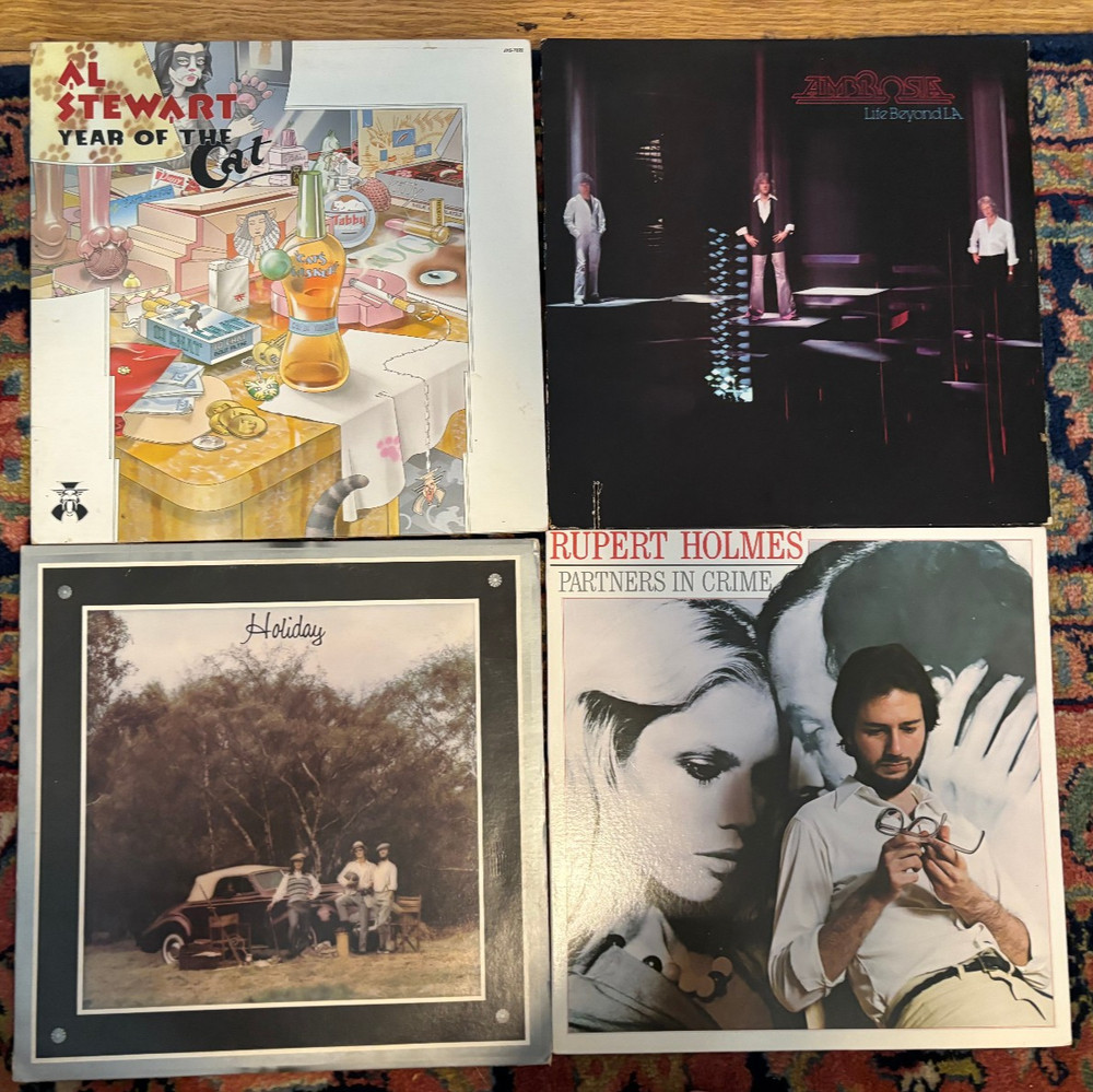 Yacht Rock Lot (4) LP’s – America- Rupert Holmes – Ambrosia – Al Stewart