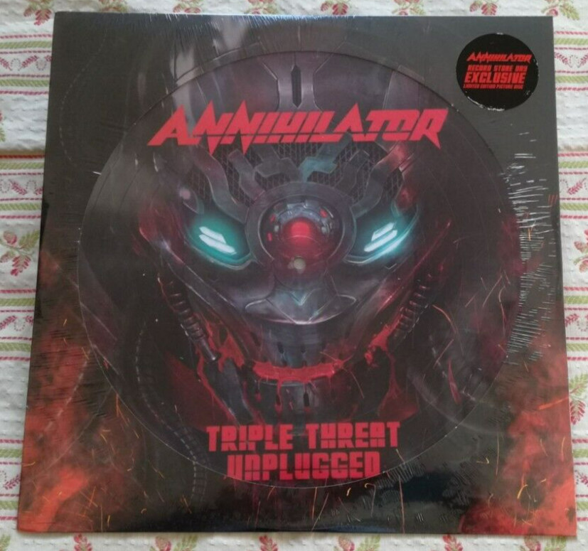 ANNIHILATOR – TRIPLE THREAT UNPLUGGED – LIMITED EDITON RSD 2020 LP P/D**MINT S/S