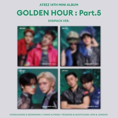ATEEZ [GOLDEN HOUR:PART.5] 14th Mini Album DIGIPACK UNIT Ver/CD+Book+2 Card+GIFT