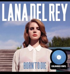 Replacement Hype Sticker for Lana Del Rey Born To Die Blue Edition Vinyl