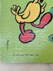 Nursery School Songs Rain Rain Go Away Vinyl LP Merry Children’s Record 1972 EX