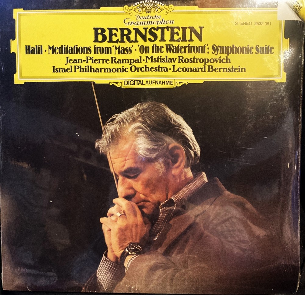 Bernstein Halil-Meditations Mass-On the Waterfront SEALED 2532 051 PET RESCUE