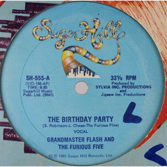 GRANDMASTER FLASH THE BIRTHDAY PARTY INSTRUMENTAL 12″ VINYL RECORD *QUICK SHIP*