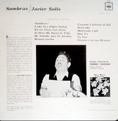 Javier Solis – Sombras Vinyl LP Color Dorado Nuevo Envio Gratis y Rapido en USA