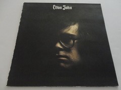 ELTON JOHN S/T DEBUT ~ UK 1st EDITION 1972 VINYL LP TEXTURED GATEFOLD DJM A4/B1