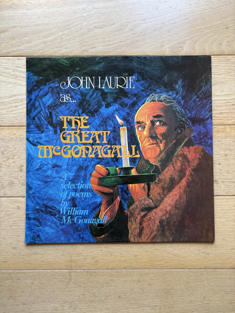 John Laurie The Great McGonagall LP DJM Silverline 1969 Spoken Word Poetry VG+