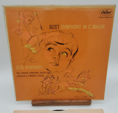BIZET SYMPHONY IN C MAJOR RARE CAPITOL CLASSICAL RECORD ALBUM PIANO 33 LP