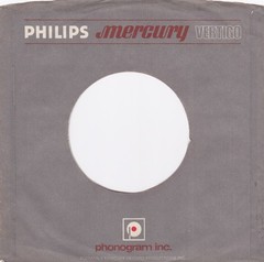 Mixed Lot of 3 PHILIPS MERCURY VERTIGO 7″ 45RPM Original Record Company Sleeves