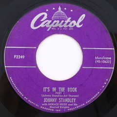 Johnny Standley / Horace Heidt – It’s In The Book – 1952 45 rpm 7″ Record F2249