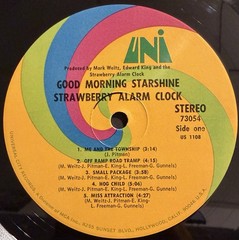 STRAWBERRY ALARM CLOCK – Good Morning Starshine LP 1969 Psych Rock VG/VG-