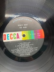 The Who Who’s Next Vintage Vinyl LP 1971 Decca Record DL-79182