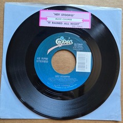 ALICE COOPER Hey Stoopid CLASSIC ROCK Epic 45 7″ Record Vinyl Records