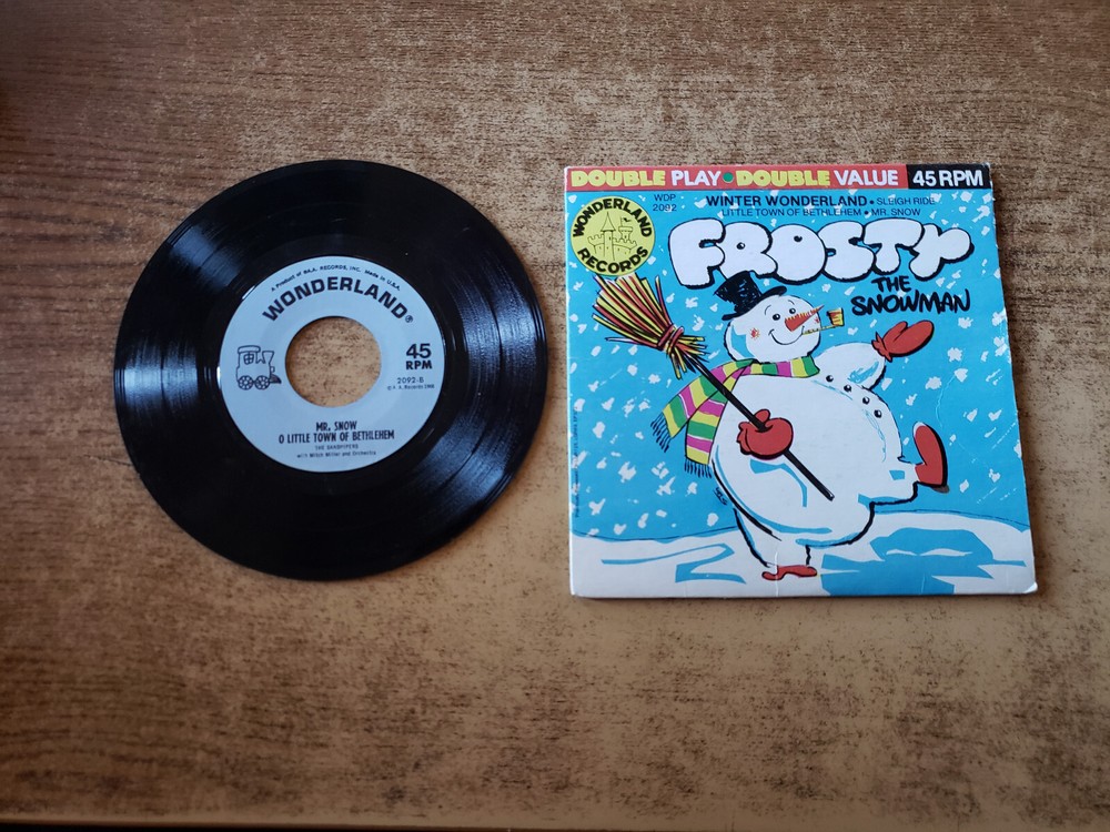 1960s EXCELLENT SANDPIPERS Frosty The Snowman 5 SONGS 2092 45