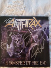 Anthrax 7 inch colored vinyl record
