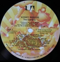 Kenny Rogers, The Gambler.(Record, 1978) Excellent In Shrink Wrap. Ex/Ex