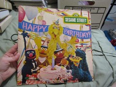 Sesame Street ‎Happy Birthday LP Vinyl Record 1977 NOT TESTED
