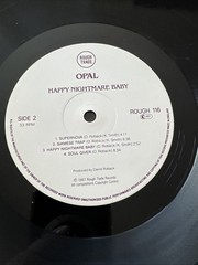 OPAL – HAPPY NIGHTMARE BABY – ORIGINAL 1987 UK Rough Trade LP Mazzy Star NM/VG+