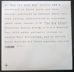 *RARO* “BAD THE JOHN BOY” LP di David Lynch – vinile, nuovo, confezionato