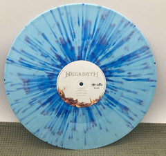 Megadeath – Limited Ocean Blue Splatter Vinyl JSA Certified Numbered
