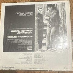 JOHN BARRY / NILSSON – MIDNIGHT COWBOY SCORE – VINYL LP – UA UAS 5198