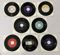 Lot of (8) Miscellaneous Christmas Music 45 RPM Records – Lot #9